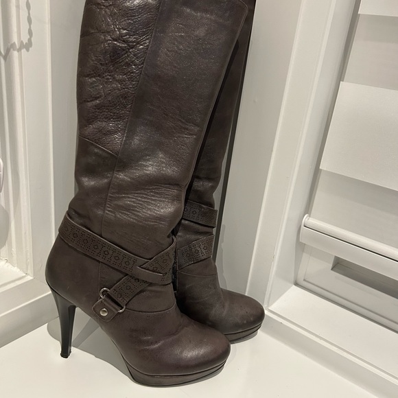 Gi Anni Italian Real Leather Boots SIZE 39 (size 7.5-8.0) - Picture 2 of 6